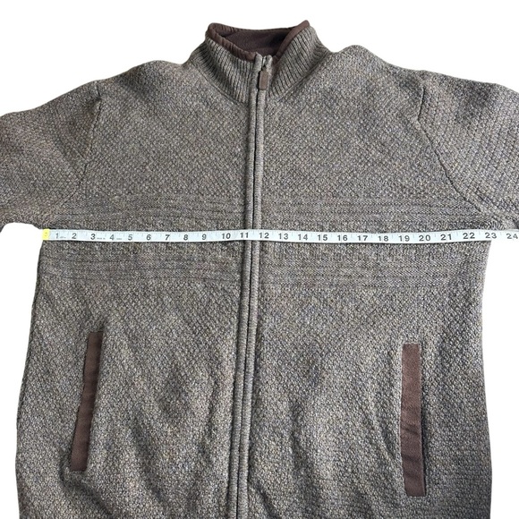 Pendleton Men’s Shetland Collection Full-Zip Cardigan Sweater. Size Large - Picture 4 of 8